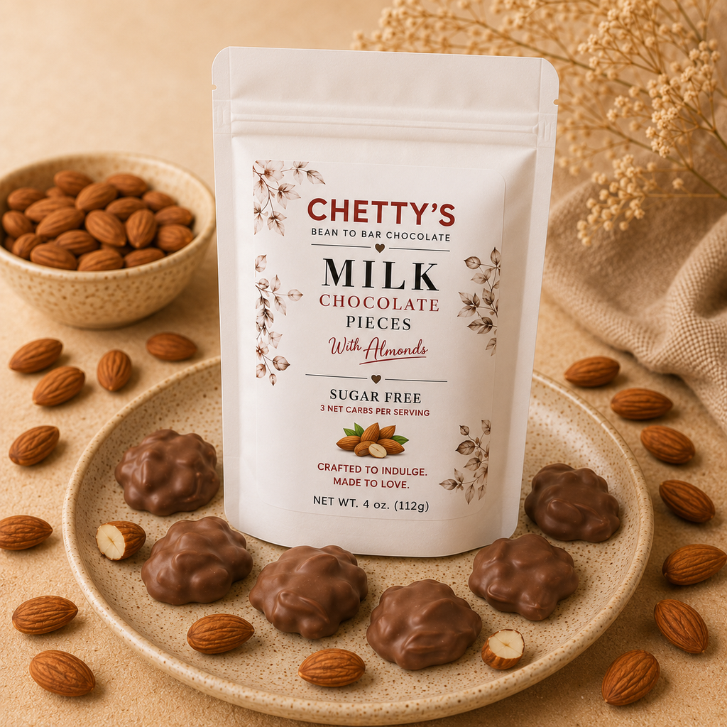 Almond Sugar-Free Milk Chocolate Pieces (4 oz.)