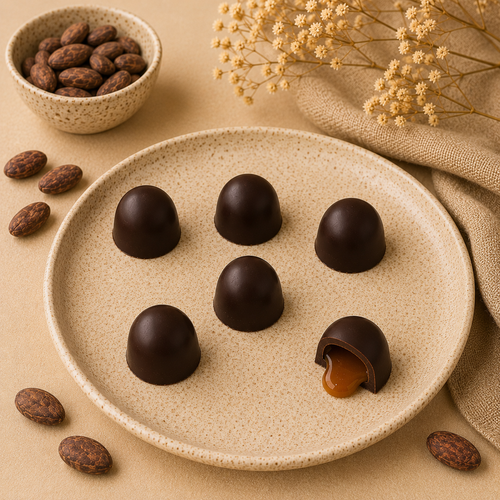 Caramel Sugar-Free Dark Chocolate Pieces (4 oz.)